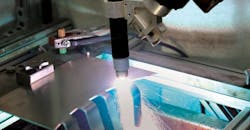 The Powermax SYNC integrates into robotic cells and is available in three industrial-grade power models – 65 A, 85 A or 105 A – for different metal thicknesses, and single-piece cutting cartridges for different cutting requirements. The Powermax SYNC integrates into robotic cells and is available in three industrial-grade power models – 65 A, 85 A or 105 A – for different metal thicknesses, and single-piece cutting cartridges for different cutting requirements.