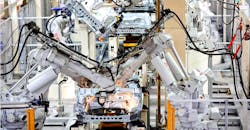 The U.S. automotive sector accounted for one-third of new robot installations in 2023, although the actual number of new units installed fell -15% from the previous year. The U.S. automotive sector accounted for one-third of new robot installations in 2023, although the actual number of new units installed fell -15% from the previous year.
