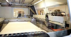 Sand printing at Humtown Products. Sand printing at Humtown Products.