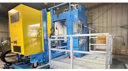 The Model TRX-1250CAM water-jet blasting machine at Franklin Precision Castings. The Model TRX-1250CAM water-jet blasting machine at Franklin Precision Castings.