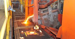 Automated pouring of ferrous castings at Tupy S.A. Automated pouring of ferrous castings at Tupy S.A.