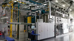 Rösler RHBD 13/18-So continuous-feed spinner hanger shot-blasting machine