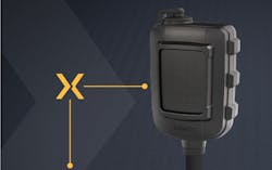 The Savox C-C200 push-to-talk device. The Savox C-C200 push-to-talk device.