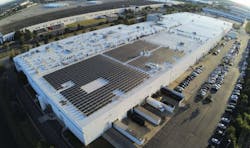 G&W Electric’s rooftop solar photovoltaic system. G&W Electric’s rooftop solar photovoltaic system.