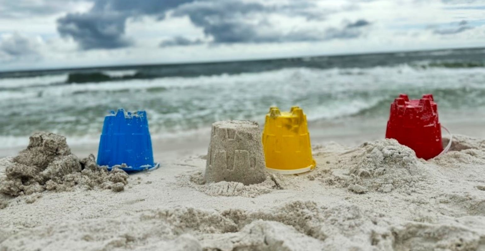 Simpson Technologies sand castles photo.