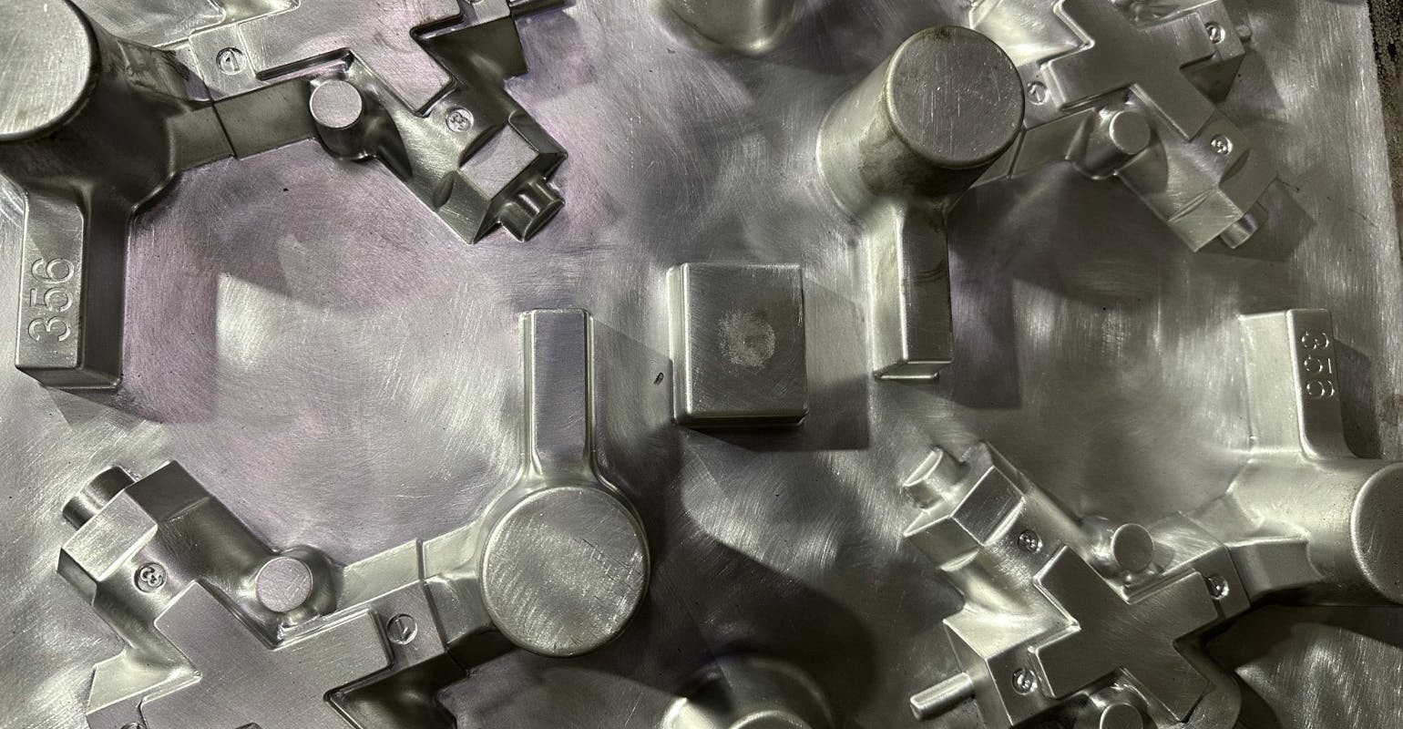 HiTech Shapes & Designs green sand mold tooling.