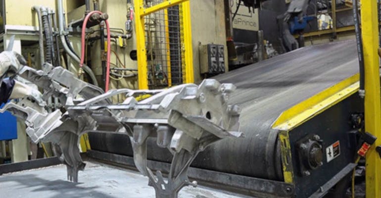 HPDC aluminum automotive structure.