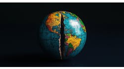 Tatsiana Kuryanovich | Dreamstime | Split in global market. Tatsiana Kuryanovich | Dreamstime | Split in global market.