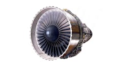 Pratt & Whitney PW4000 high-bypass turbofan engine. Pratt & Whitney PW4000 high-bypass turbofan engine.