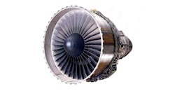 Pratt & Whitney PW4000 high-bypass turbofan engine. Pratt & Whitney PW4000 high-bypass turbofan engine.