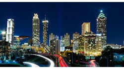 Atlanta, Georgia, skyline at night. Atlanta, Georgia, skyline at night.