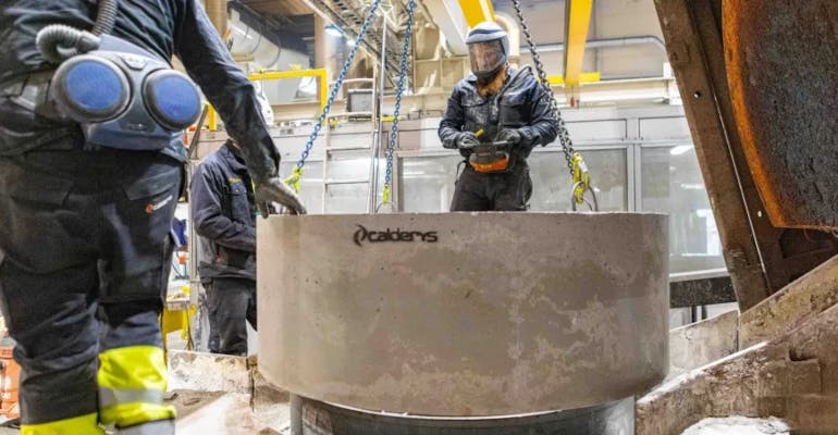 The Calderys Calde&circledR; Guard refractory concept.