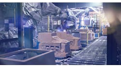 Robots help Grainger & Worrall develop complex aluminum sand castings. Robots help Grainger & Worrall develop complex aluminum sand castings.