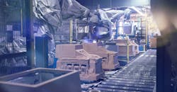 Robots help Grainger & Worrall develop complex aluminum sand castings. Robots help Grainger & Worrall develop complex aluminum sand castings.