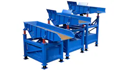 Best Process Solutions model CFL dual-motor vibratory feeders.