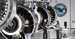 Pratt & Whitney Middletown, Conn., GTF engine assembly. Pratt & Whitney Middletown, Conn., GTF engine assembly.