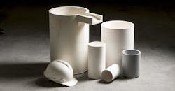 Blasch Precision Ceramics ProCaster ceramic crucibles. Blasch Precision Ceramics ProCaster ceramic crucibles.