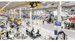 Engine assembly at Pratt & Whitney in Middletown, Conn. Engine assembly at Pratt & Whitney in Middletown, Conn.