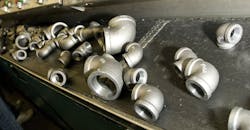 Ward Manufacturing malleable iron pipe fittings, Blossburg, PA. Ward Manufacturing malleable iron pipe fittings, Blossburg, PA.