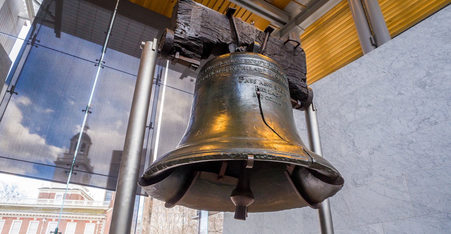The Liberty Bell, Philadelphia.