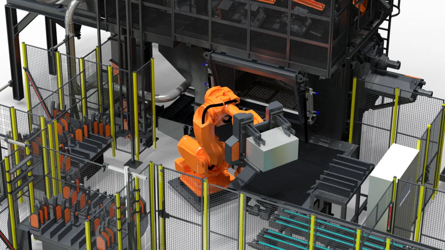 R&ouml;sler RMBS 1-6-400-30 shot-blasting system.