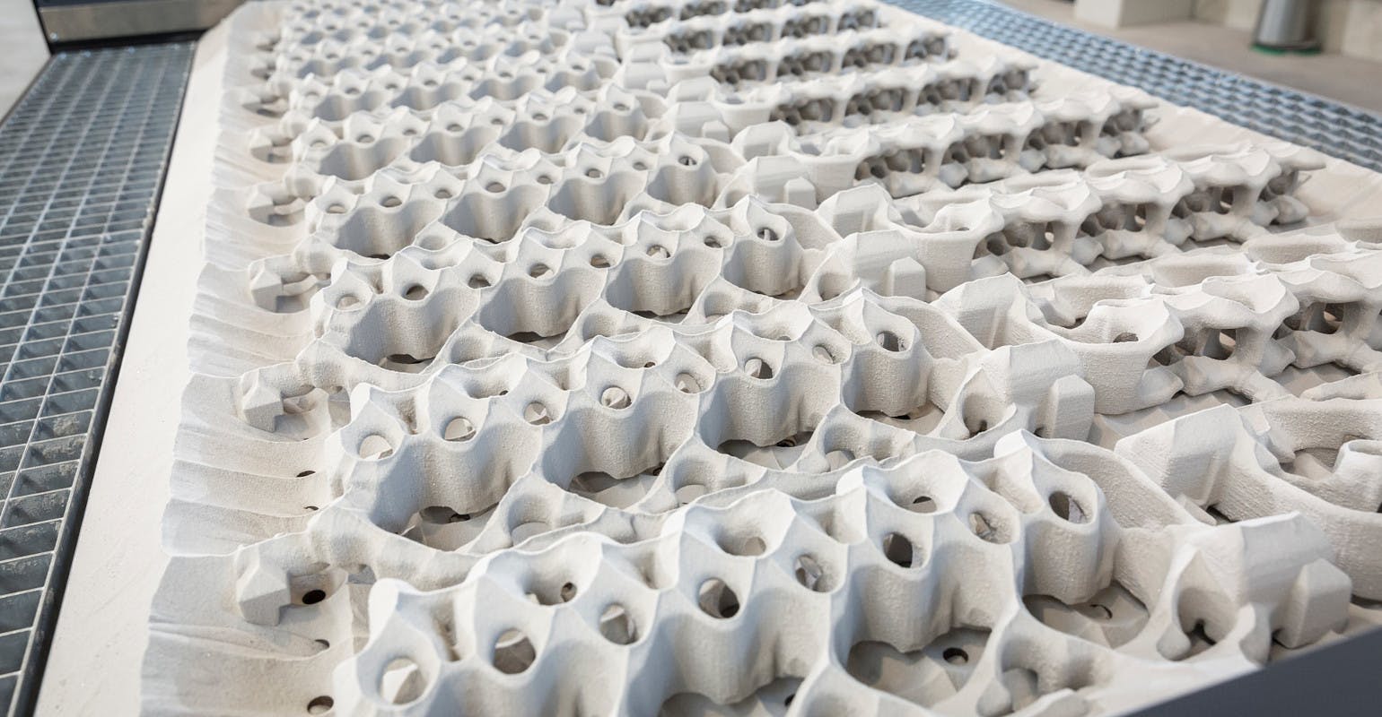 3D printed sand cores for water jacket casting. | ExOne