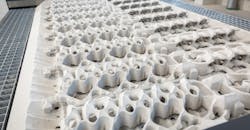 3D printed sand cores for water jacket casting. | ExOne 3D printed sand cores for water jacket casting. | ExOne