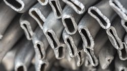 Aluminum scrap, discarded but ready for recycling. Aluminum scrap, discarded but ready for recycling.