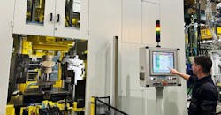 Loramendi coremaking system at Clow Valve. Loramendi coremaking system at Clow Valve.