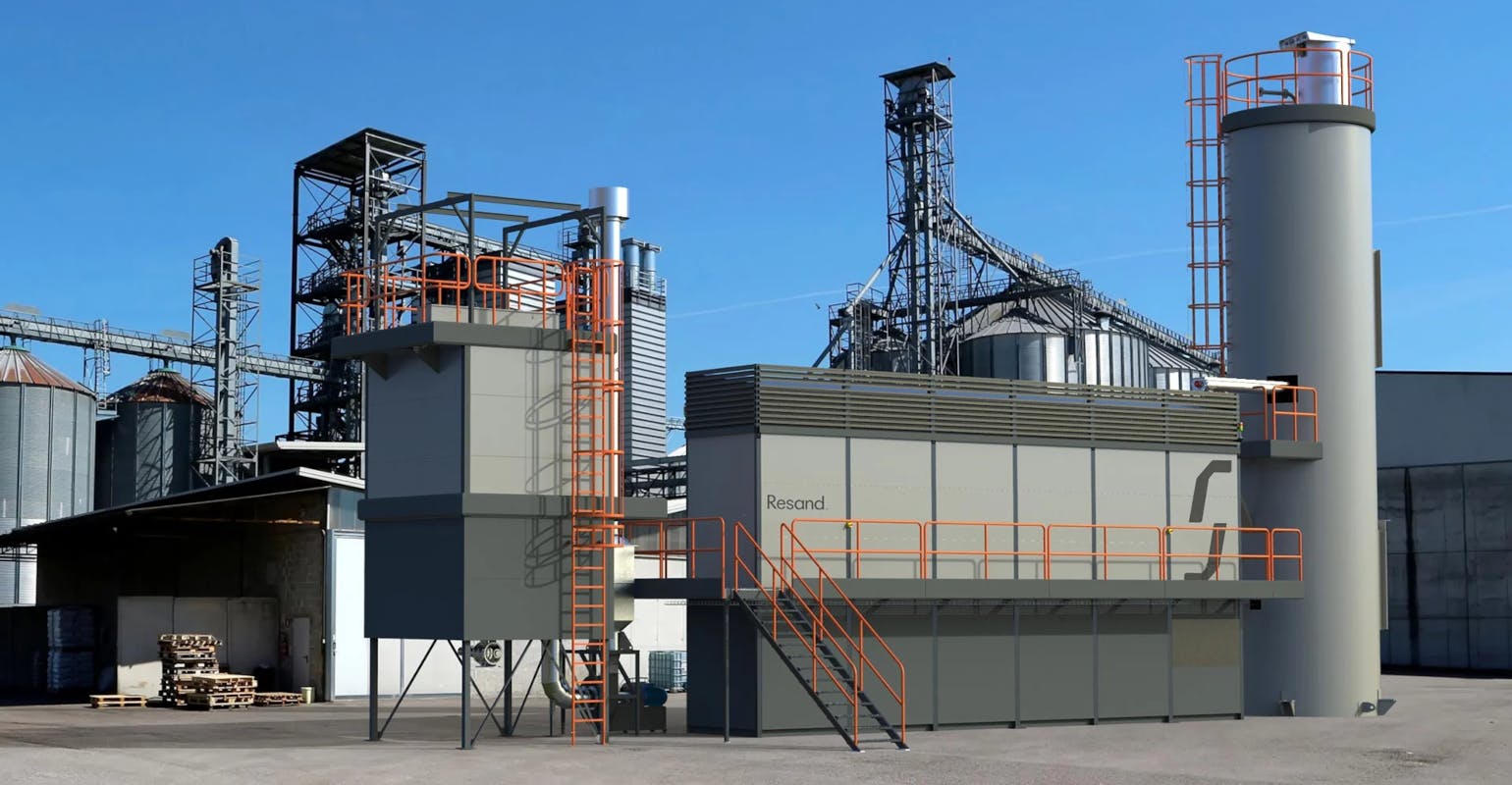 Resand&rsquo;s electric sand treatment system.