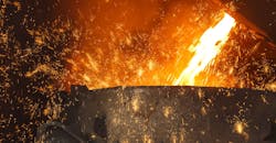 Pig iron promotes carbon precipitation as graphite during solidification, but it raises the prospect of iron oxidation – a problem for which there is an alternative resolution. Pig iron promotes carbon precipitation as graphite during solidification, but it raises the prospect of iron oxidation – a problem for which there is an alternative resolution.