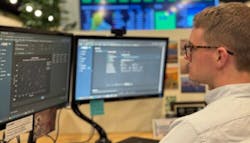 A QuesTek materials design engineer uses ICMD® software. A QuesTek materials design engineer uses ICMD® software.