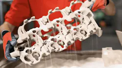 voxeljet printed sand core.