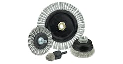 Weiler Abrasives color-coded grinding brushes Weiler Abrasives color-coded grinding brushes