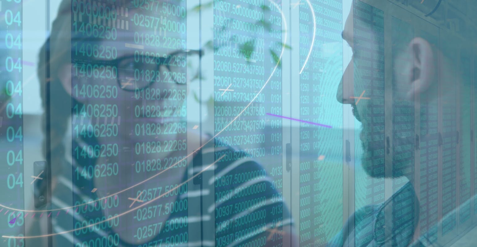 Coworkers engage with a LLM