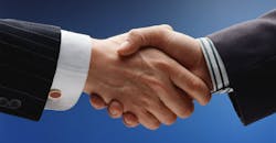 Corporate handshake Corporate handshake