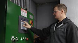 Simpson technician, control panel Simpson technician, control panel