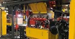 Redesigned EMI 2024 matchplate flaskless molding machine. Redesigned EMI 2024 matchplate flaskless molding machine.