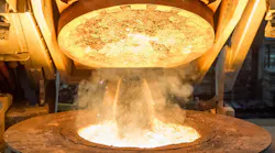 Th. Schultz heating up Otto Junker coreless furnace