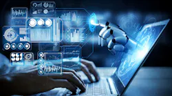 Future artificial intelligence robot and cyborg.