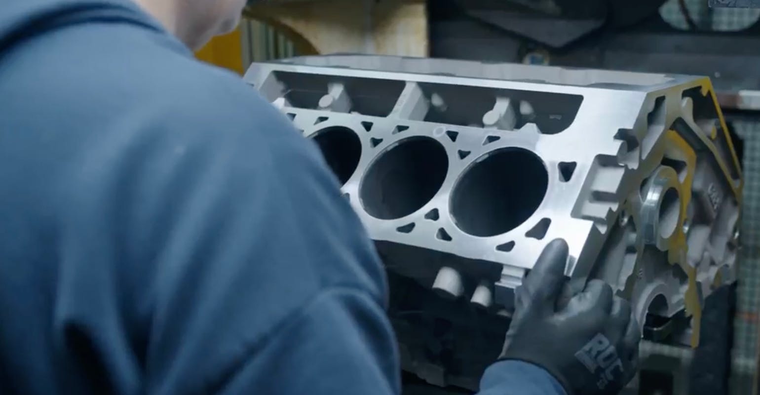 GM sixth-generation V-8 engine block