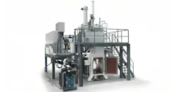 Doncasters DS furnace illustration. Doncasters DS furnace illustration.