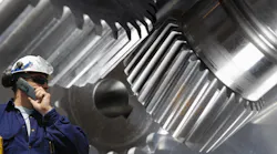 Engineer vs giant gear machinery, Engineer vs giant gear machinery,