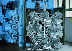 Wheelabrator spinner-hanger machine Wheelabrator spinner-hanger machine