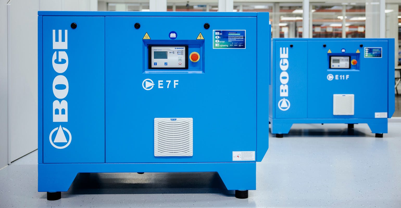 BOGE America Inc. E series air compressors