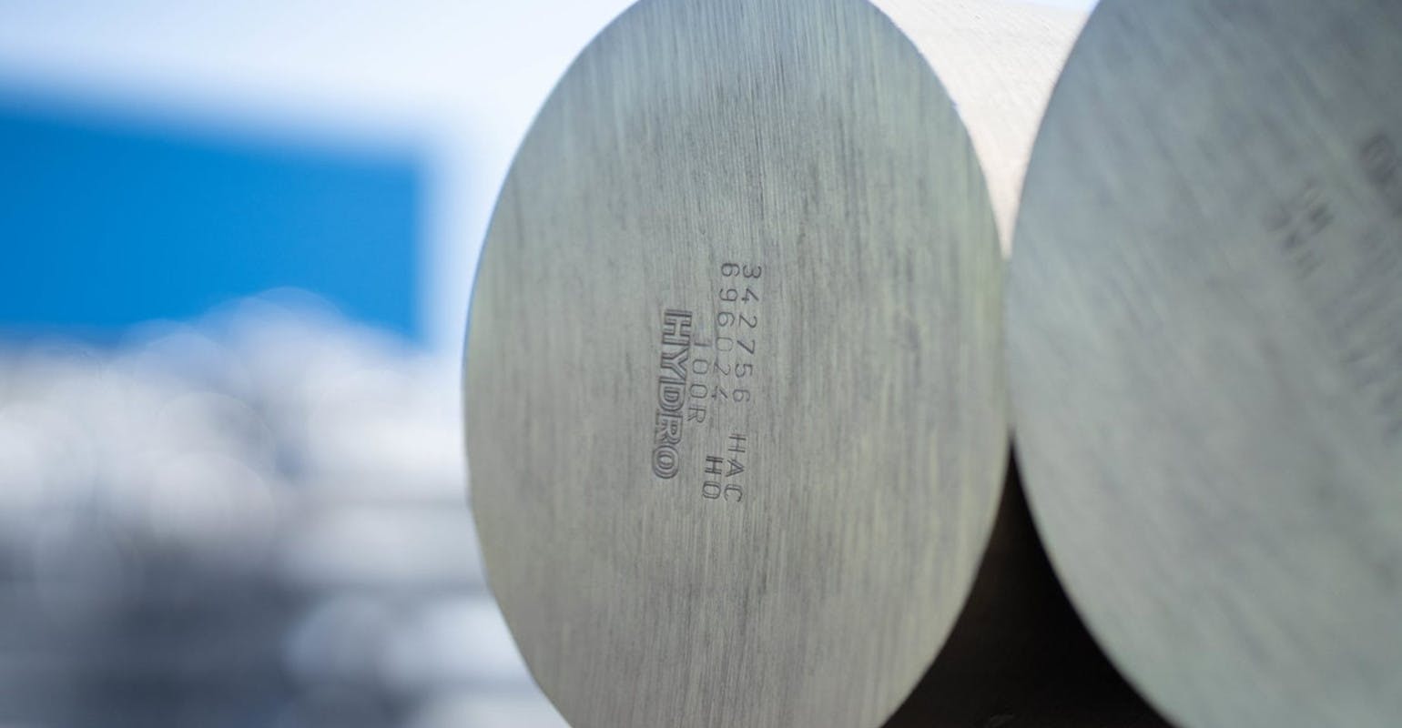 Hydro Aluminium CIRCAL billets.