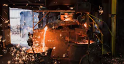 De Pere Foundry melting operation