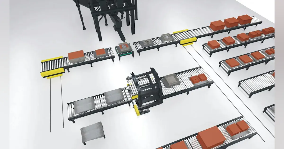 Foundry Technology Stack Palmer Square Loop System 3D Animation | Foundry Management & Technology