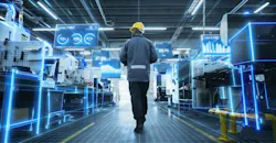 Machines in a digitalized factory